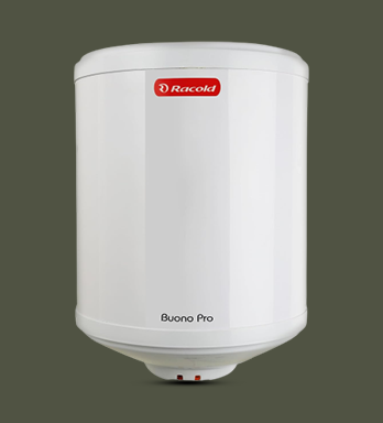 Racold Buono Pro 10 L Vertical BEE 5 Star Storage Water Heater (Geyser) with Free Standard Installation & Pipes | Extra Durability with Titanium Enamelled Coating |3 Levels of Safety |Rust Proof Body