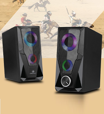 Zebronics Zeb-Warrior 2.0 Multimedia Speaker With Aux Connectivity,USB Powered And Volume Control